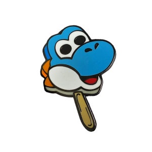 Yoshi Blue Pop-Artsicle Enamel Pin