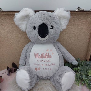 Peluche con nombre I peluche personalizado I koala I niño I niña I regalo para nacimiento I matrícula escolar I guardería imagen 2