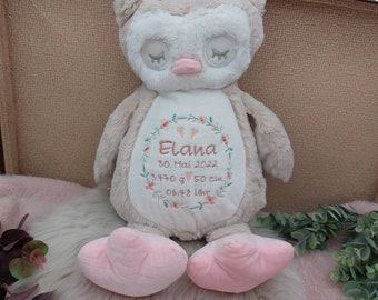 A birth or baptism gift that touches hearts – personalized cuddly toy for newborns