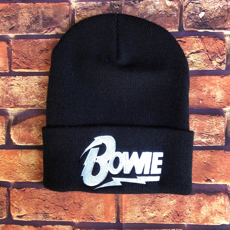 Bowie The Foo Fighters and The Strokes Inspired Unisex Cuffed Beanies The Smiths Depeche Mode,The Cure