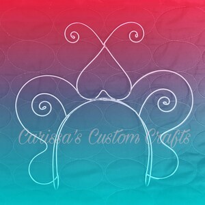 Samba Aquafina Headband Wire Frame Design (with Rear Support Variations) - Custom Made