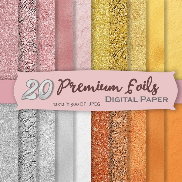 Decorative Foil Paper Wallpaper Etsy