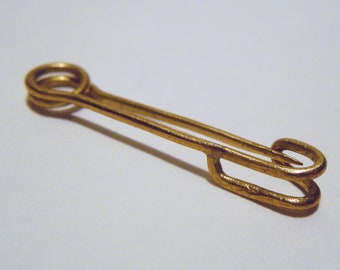 Safety Pin - Brass