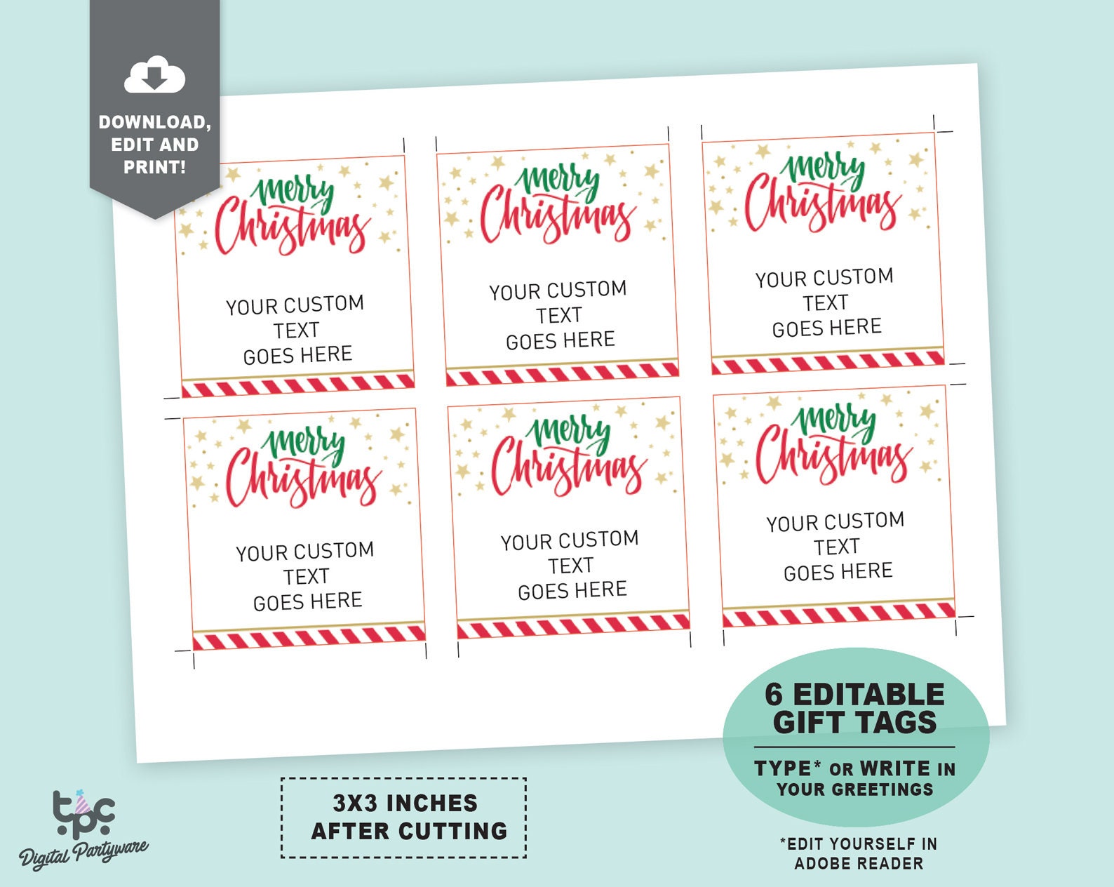 christmas-printable-gift-tags-editable-favor-tags-template-3-inch-square-gift-tag-download-customize-blank-christmas-sticker-label-etsy