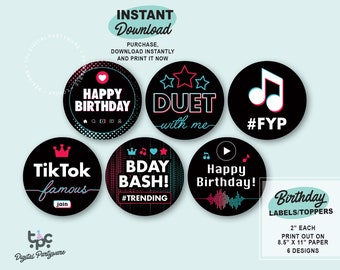 Tik Tok Party Favors - Etsy