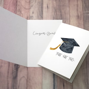 Afstudeerkaart | Grappige afstudeerkaart | Afstuderen | Afstudeer- | Gefeliciteerd Card | Grappige kaart