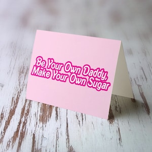 Carte Soyez votre propre papa