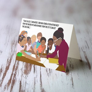 I Was Called Teacher Card | Abbott Elementary