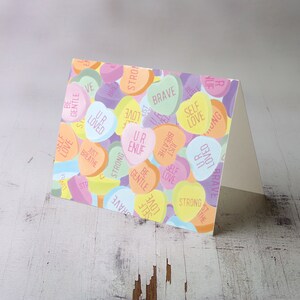 Candy Heart Self Love Kaart
