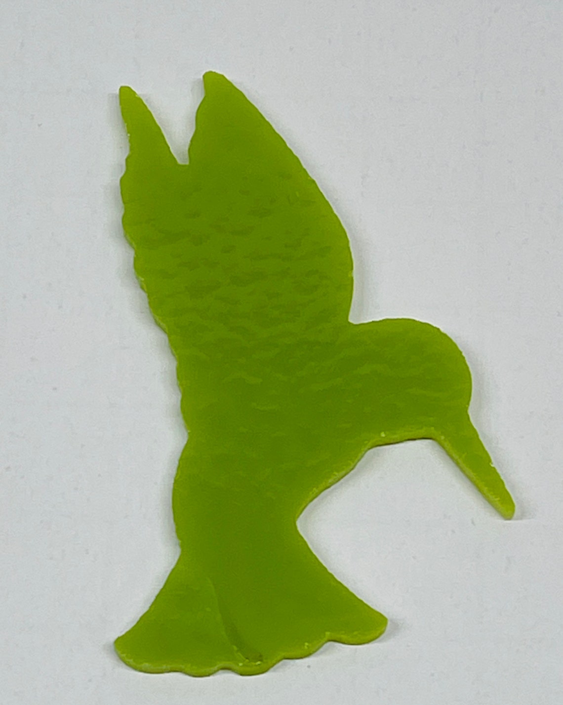 Precut Fusible Glass Hummingbird Green Coe 90 Etsy
