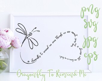 Download Eps Pdf Png Jpeg Memorial Gift Cut Files Making Dragonfly To Remind Me Memorial Quote Svg Mandala Cricut Silhouette Printable Clipart Art Collectibles Digital Prints Kromasol Com