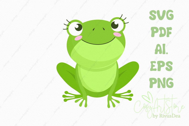 Download Clip Art Cute Frog Png Frog Planner Sticker Silhouette Frog Svg Download Cute Baby Animal Cut File Digital Stamp Cricut Cute Frog Cut File Art Collectibles