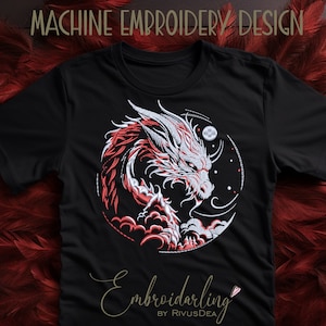 machine embroidery design Asian green dragon, china New Year symbol, line art design, winter embroidery, new year embroidery, china embroidery, china new year design, green dragon embroidery, asian embroidery design, dragon embroidery pattern
