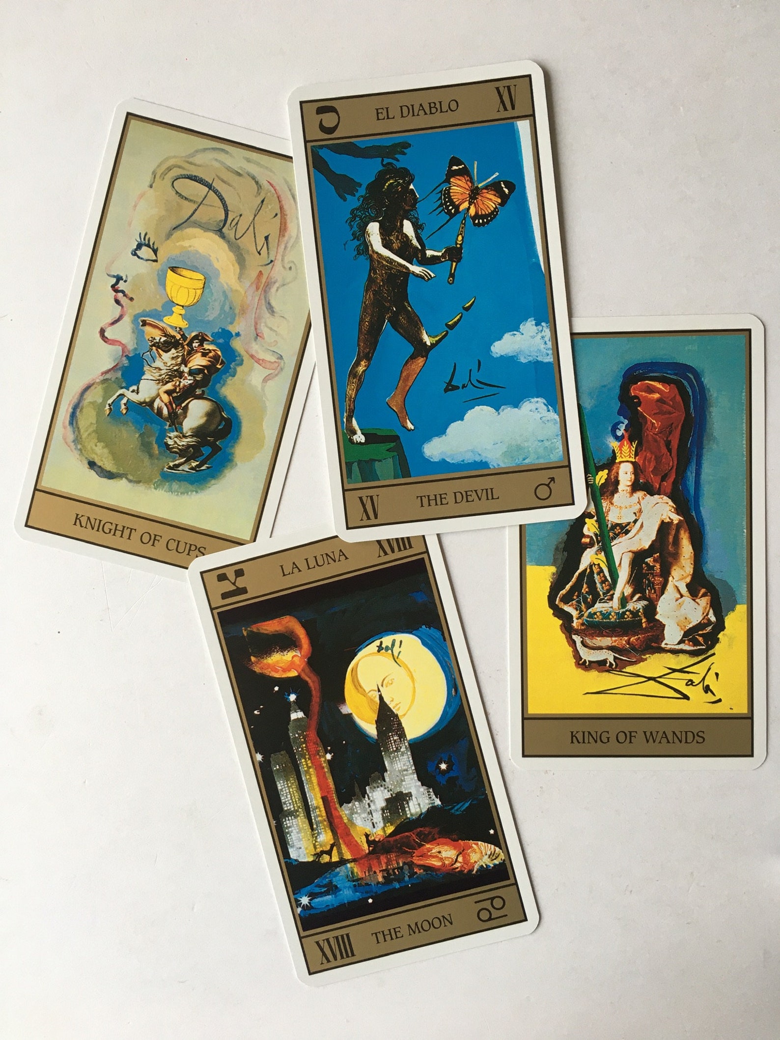 RARE Salvador Dalí Tarot Universal Dalí 2014 by Johannes Etsy