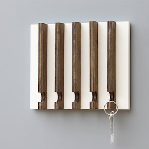Key Holder for Wall | Entryway Key Holder | Key Rack | Wood Key Rack | Hanging Key Holder | Wall Hooks | Wall Mounted Key Holder | Key Hook