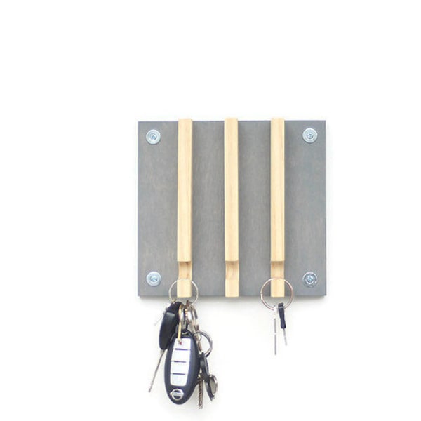 Industrial Key Rack Etsy