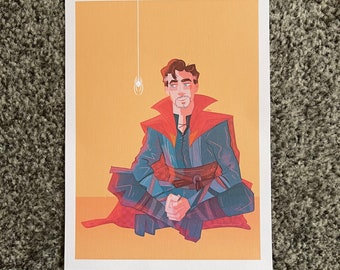 Stephen Strange Spider Print