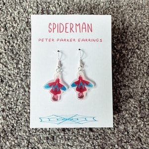 Peter Parker Spiderman Hang Ohrringe