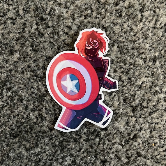 Winter Soldier Shield Waterproof Vinyl Sticker