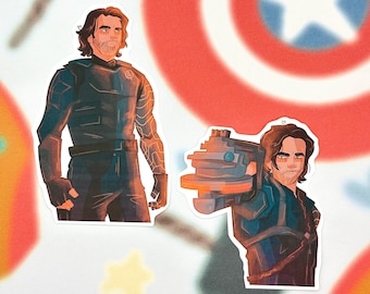 Bucky Barnes Waterproof Vinyl Stickers