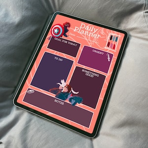 Bucky Barnes Winter Soldier Themed Digital Planner