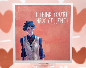 Tarjeta arcana de San Valentín de Viktor Hex-cellent