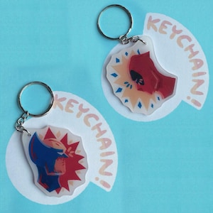 Deadpool and Wolverine Keychains