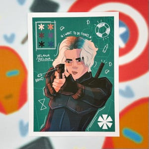 Yelena Belova Thunderbolts Shot Print