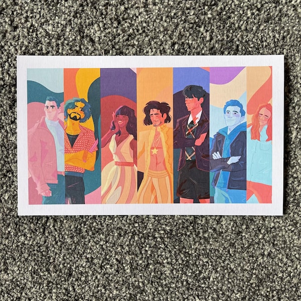 Umbrella Siblings Print