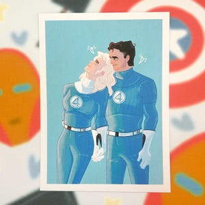 SueReed Fantastic Four Fantastic Print
