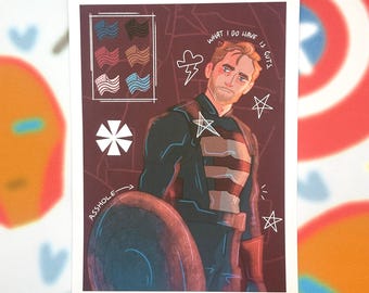 John Walker Thunderbolts Guts Print