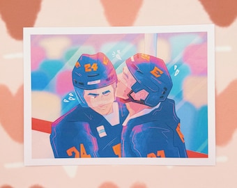 Ilya and Shane Kiss Print