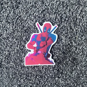 Deadpool Dance Waterproof Vinyl Sticker