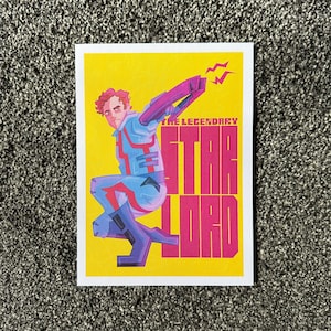 The Legendary Star Lord Guardians of the Galaxy Print