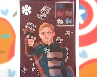 John Walker Thunderbolts Shot Print
