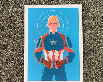 Captain America Blue Print