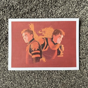 Jaime Lannister Golden Lion Print