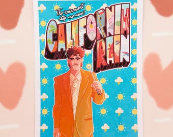 James Marriott California Rain Print