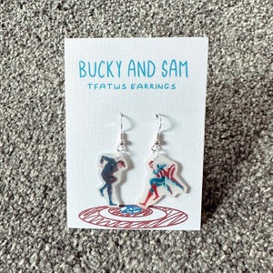 Bucky and Sam TFATWS Earrings