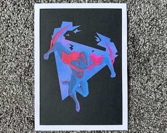 Miguel O’Hara Spiderman 2099 Jump Print