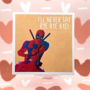 Deadpool Wade Wilson Valentines Day Card