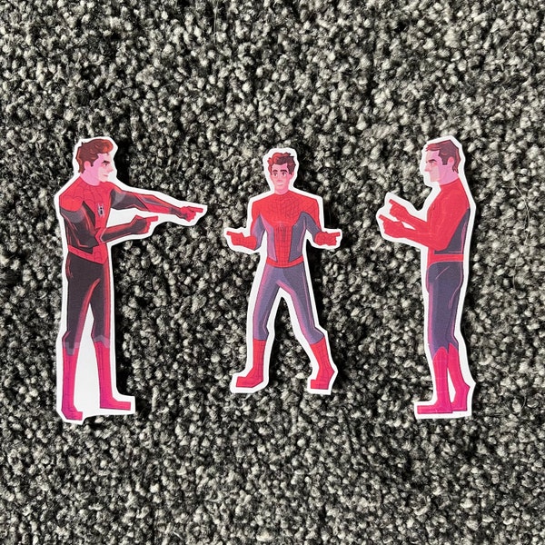 Spiderman Trio Waterproof Vinyl Sticker