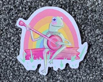 Rainbow Connection Waterproof Vinyl Sticker