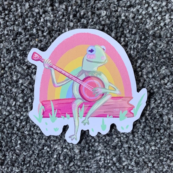 Rainbow Connection Waterproof Vinyl Sticker