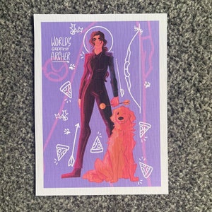Estampado de la suerte de Kate Bishop