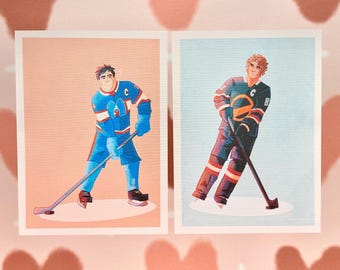 Ilya and Shane Hockey Print Set