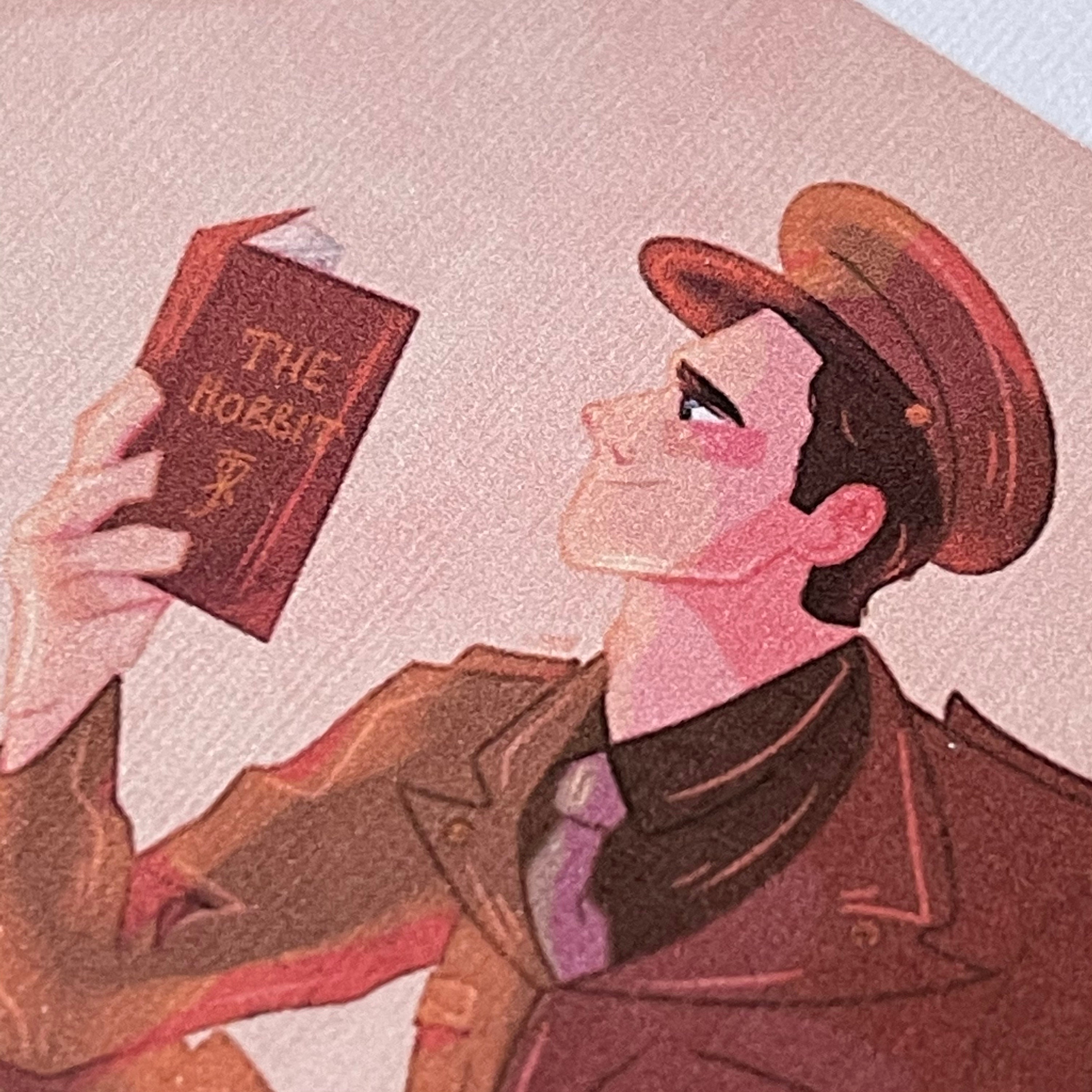 Bucky Book Print Etsy