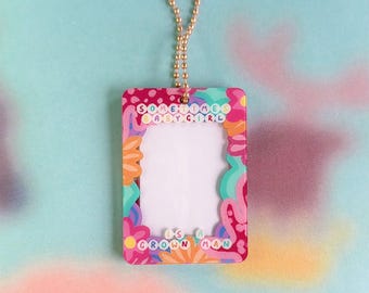 Soms is Babygirl Is A Grown Man mini acryl fotokaarthouder sleutelhanger