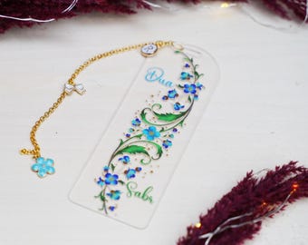Dua and Sabr Acrylic Islamic Bookmark Gift