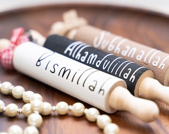 Mini Islamic Rolling Pin: Farmhouse Tiered Tray Decor